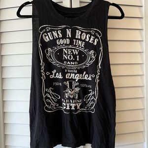 Guns N Roses Vintage Style Muscle Tee